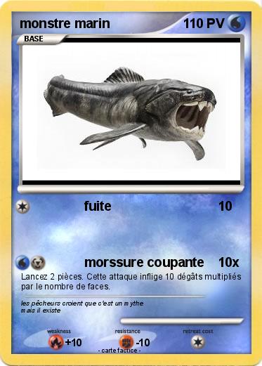 Pokemon monstre marin