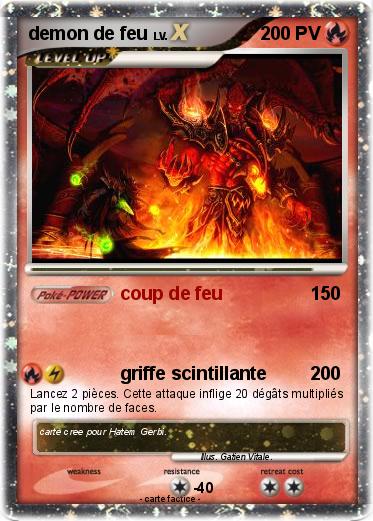 Pokemon demon de feu
