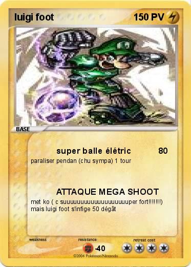 Pokemon luigi foot 