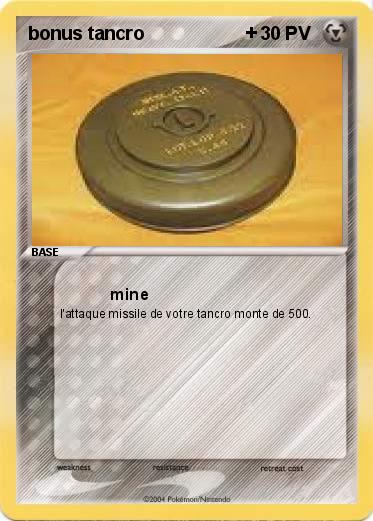 Pokemon bonus tancro                    +