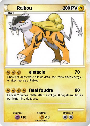 Pokemon Raikou