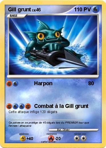 Pokemon Gill grunt