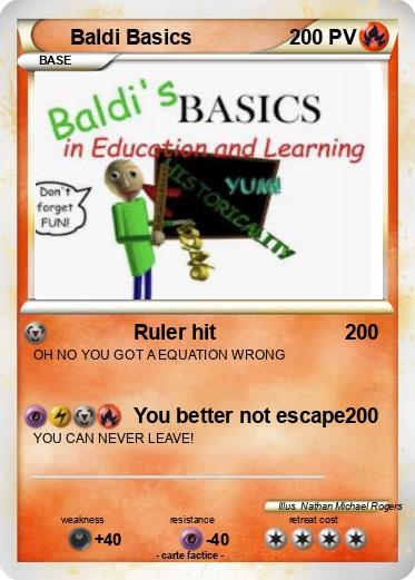 Pokemon Baldi Basics