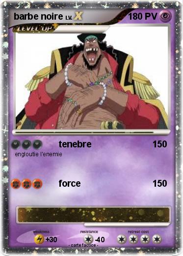 Pokemon barbe noire