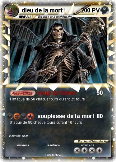 Pokemon dieu de la mort