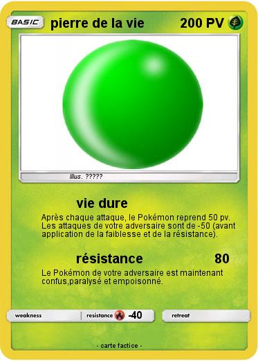 Pokemon pierre de la vie