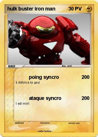 Pokemon hulk buster iron man