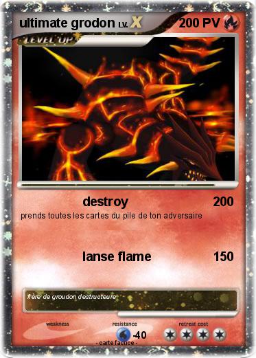Pokemon ultimate grodon