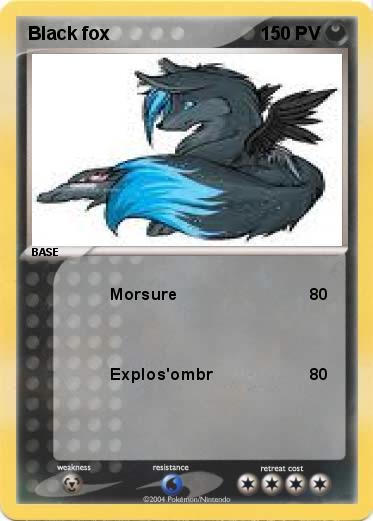 Pokemon Black fox