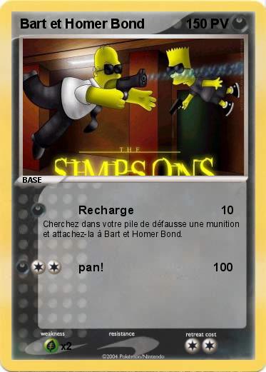 Pokemon Bart et Homer Bond