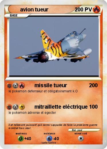 Pokemon avion tueur