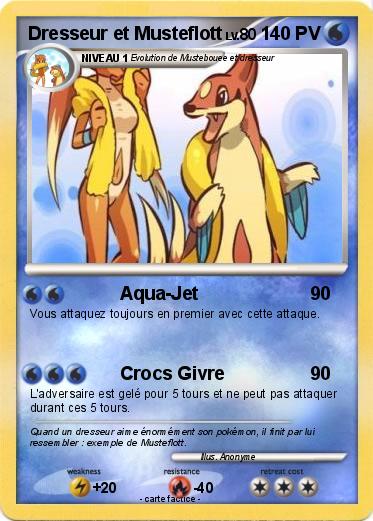Pokemon Dresseur et Musteflott