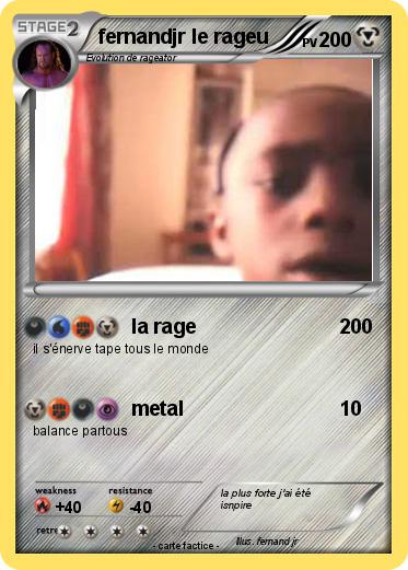 Pokemon fernandjr le rageu