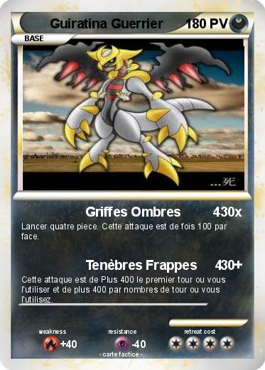 Pokemon Guiratina Guerrier