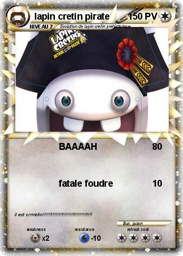 Pokemon lapin cretin pirate