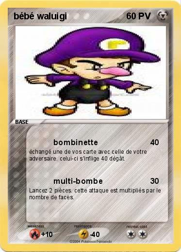 Pokemon bébé waluigi
