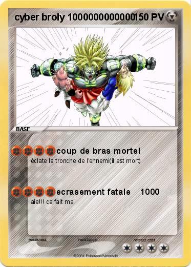 Pokemon cyber broly 1000000000000