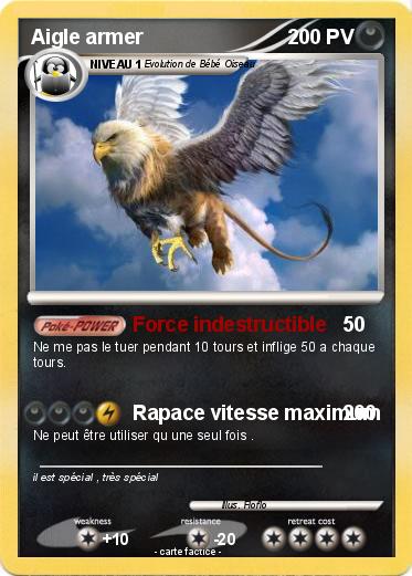 Pokemon Aigle armer
