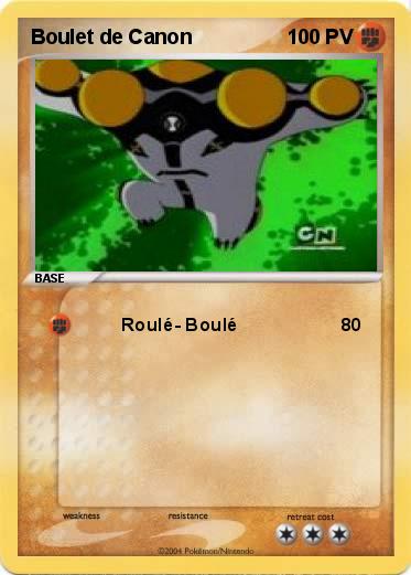 Pokemon Boulet de Canon
