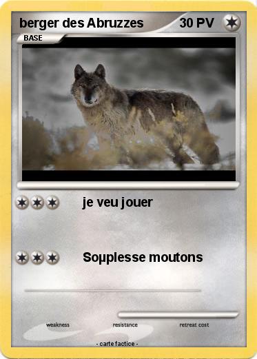 Pokemon berger des Abruzzes