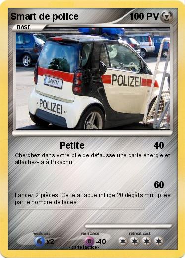 Pokemon Smart de police
