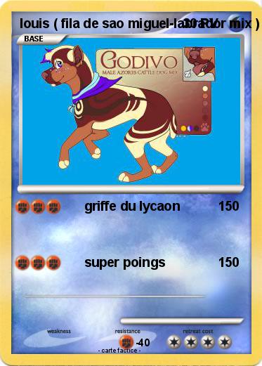 Pokemon louis ( fila de sao miguel-labrador mix )