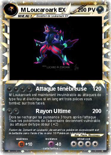 Pokemon M Loucaroark EX