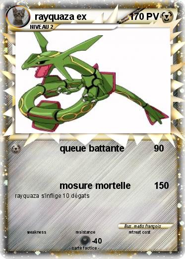 Pokemon rayquaza ex