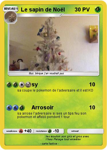 Pokemon Le sapin de Noël