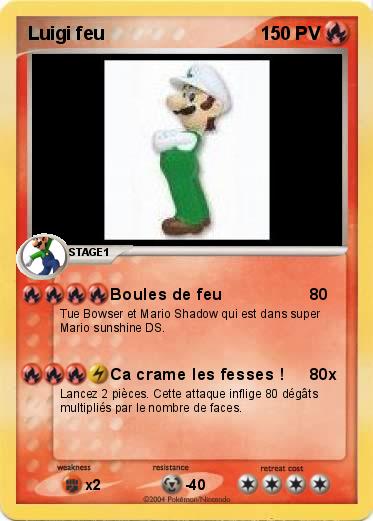 Pokemon Luigi feu