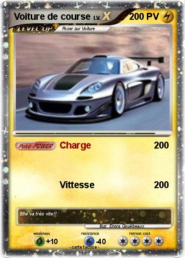Pokemon Voiture de course