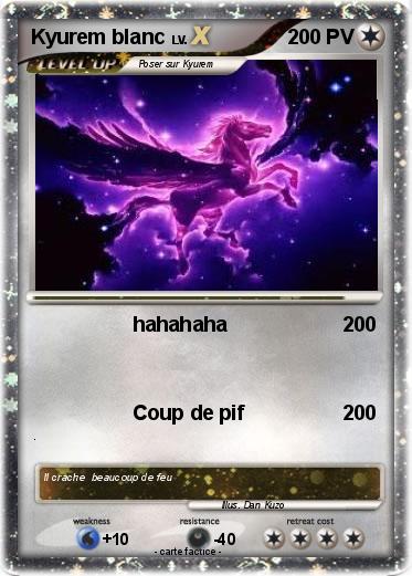 Pokemon Kyurem blanc