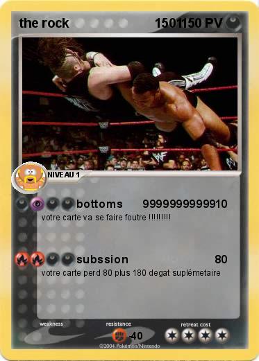 Pokemon the rock                        1501