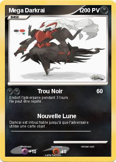 Pokemon Mega Darkrai                     1