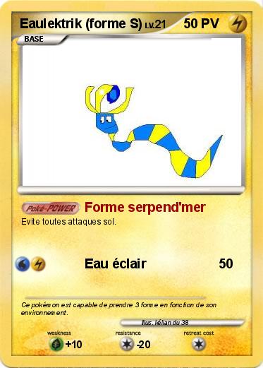 Pokemon Eaulektrik (forme S)