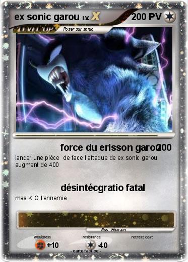 Pokemon ex sonic garou