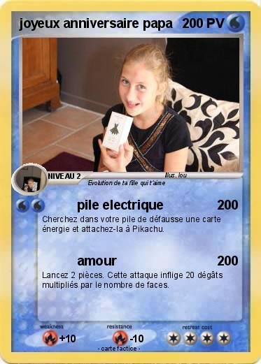 Pokemon joyeux anniversaire papa