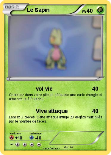 Pokemon Le Sapin