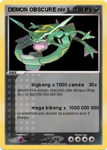 Pokemon DEMON OBSCURE niv X