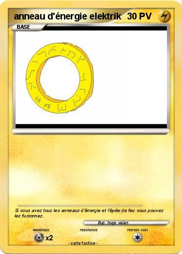 Pokemon anneau d'énergie elektrik