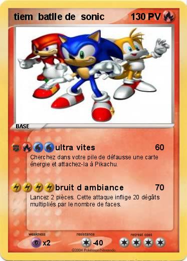 Pokemon tiem  batlle de  sonic