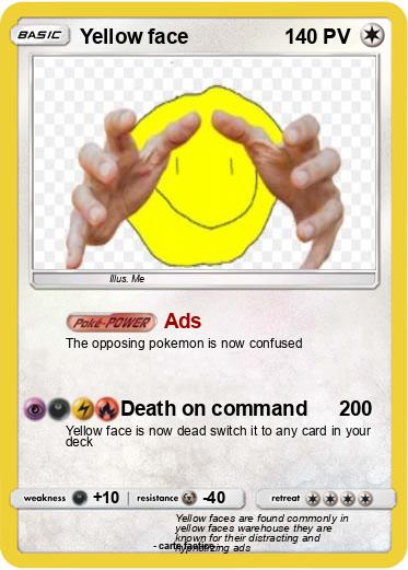 Pokemon Yellow face