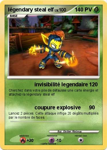 Pokemon légendary steal elf