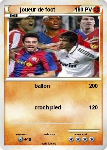 Pokemon joueur de foot