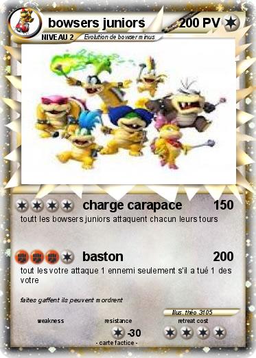 Pokemon bowsers juniors