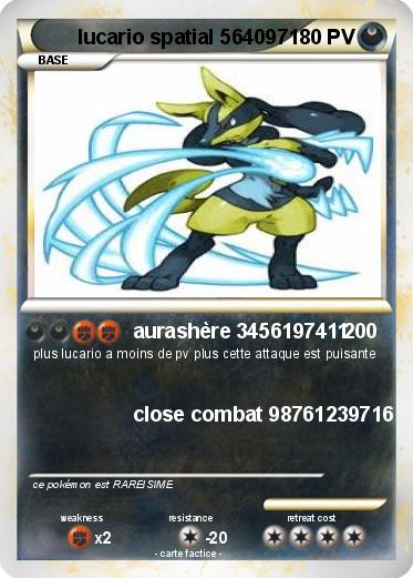 Pokemon lucario spatial 564097