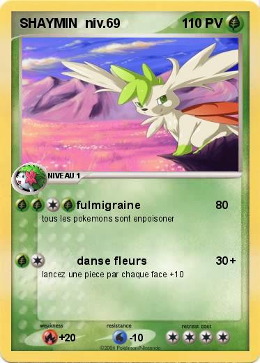 Pokemon SHAYMIN  niv.69