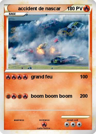 Pokemon accident de nascar