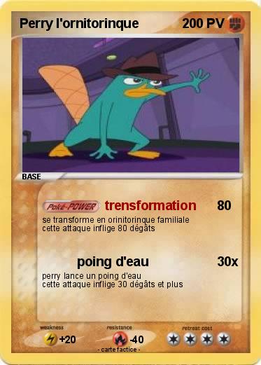 Pokemon Perry l'ornitorinque