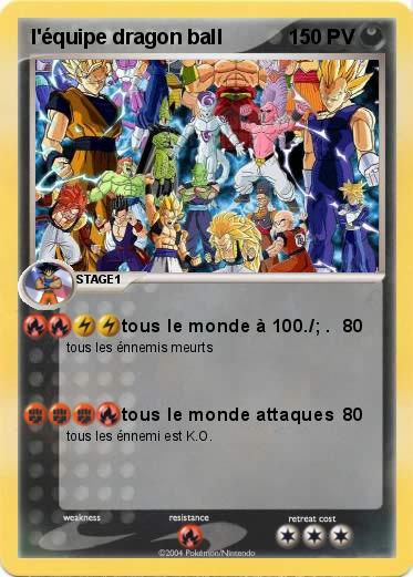 Pokemon l'équipe dragon ball